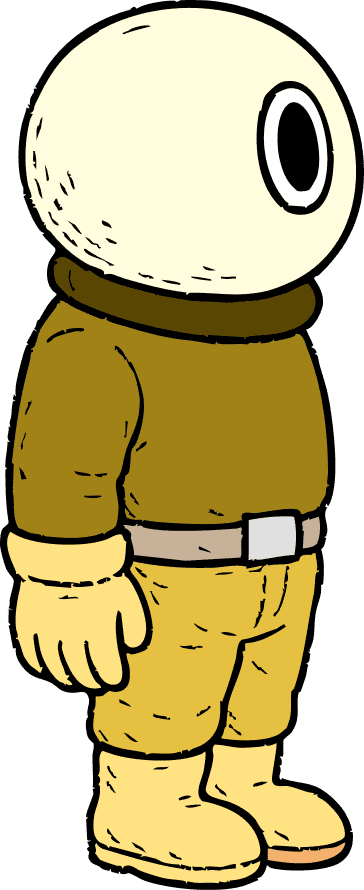 左側のキャラクター